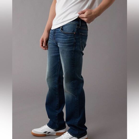 American Eagle AirFlex+ Original Bootcut Jean twilight blue 34/30 NWT in package - Picture 5 of 8